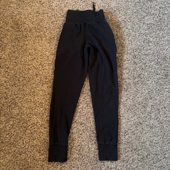Gymshark Womens Black Joggers XS Drawstring Waist Slim Fit Stretchy Knit - Picture 3 of 6
